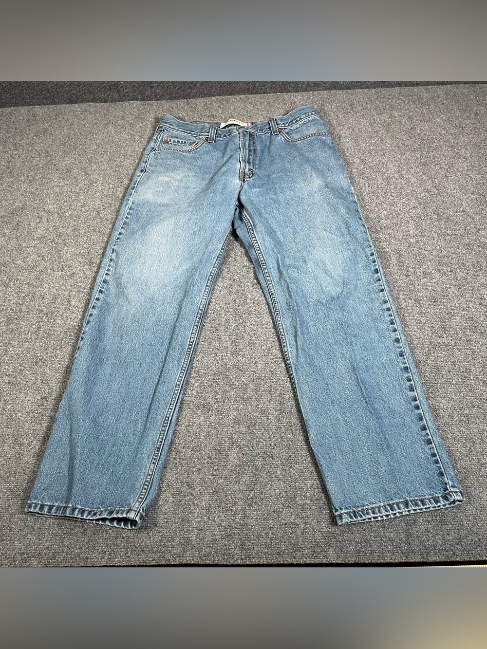 Levi's 550 Denim Jeans Men's Blue Relaxed Fit Straight Leg Cotton Size 34x30 Y2K